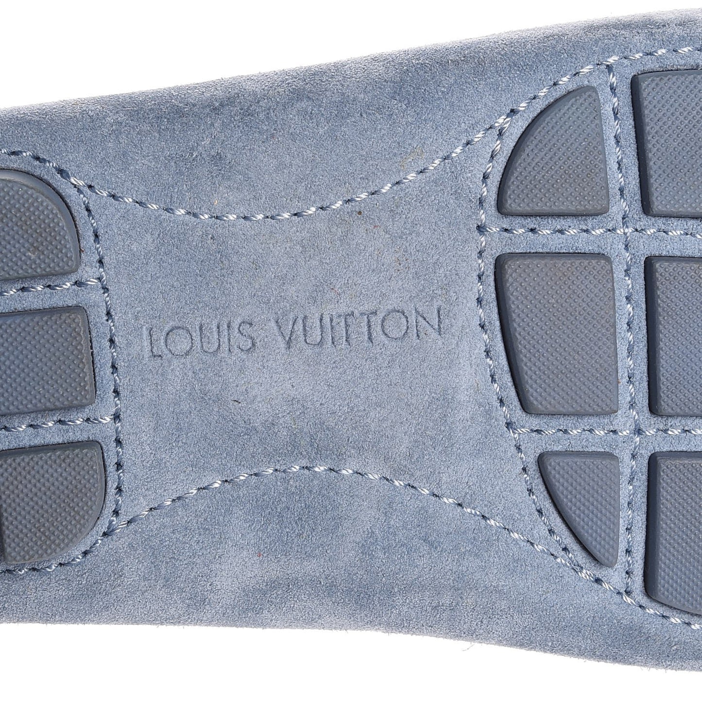 Mens Suede Monte Carlo Loafers 9 Blue
