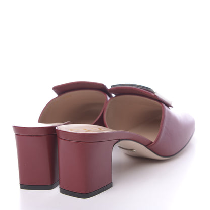 Gucci Malaga Kid Crystal Square G Madelyn Mules 40 Romantic Cerise 4 of 9