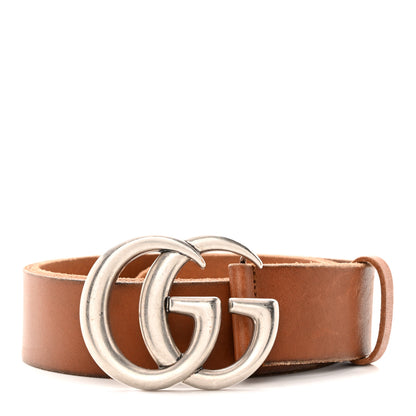 Gucci Cuoio Toscano Nickel Double Double G 40mm Belt 90 36 Cuir 1 of 14