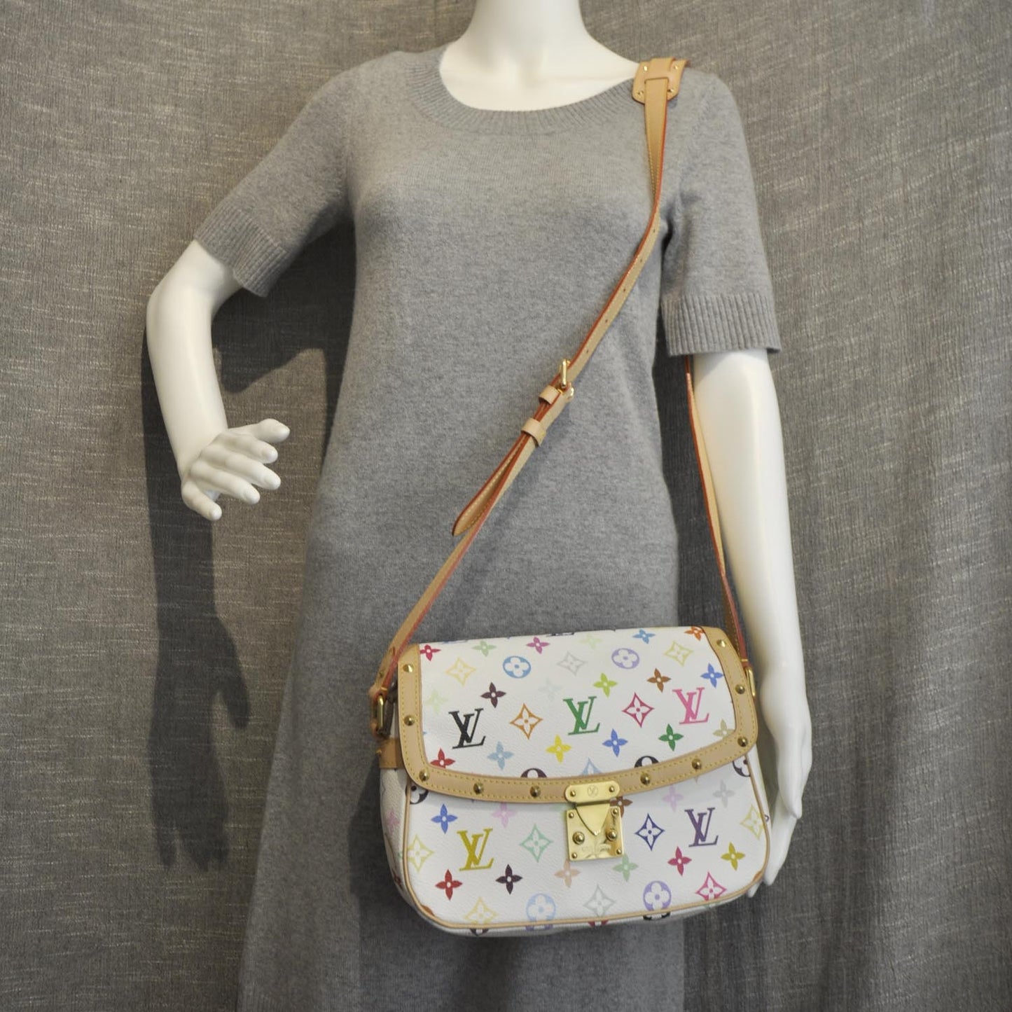Monogram Multicolor Sologne White