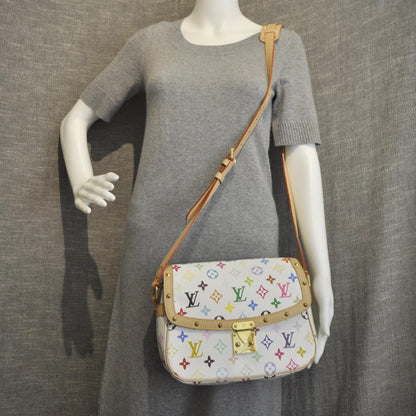 Louis Vuitton Monogram Multicolor Sologne White 2 of 8