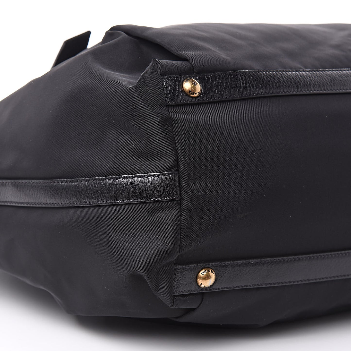 Tessuto Nylon Cervo Shoulder Bag Black