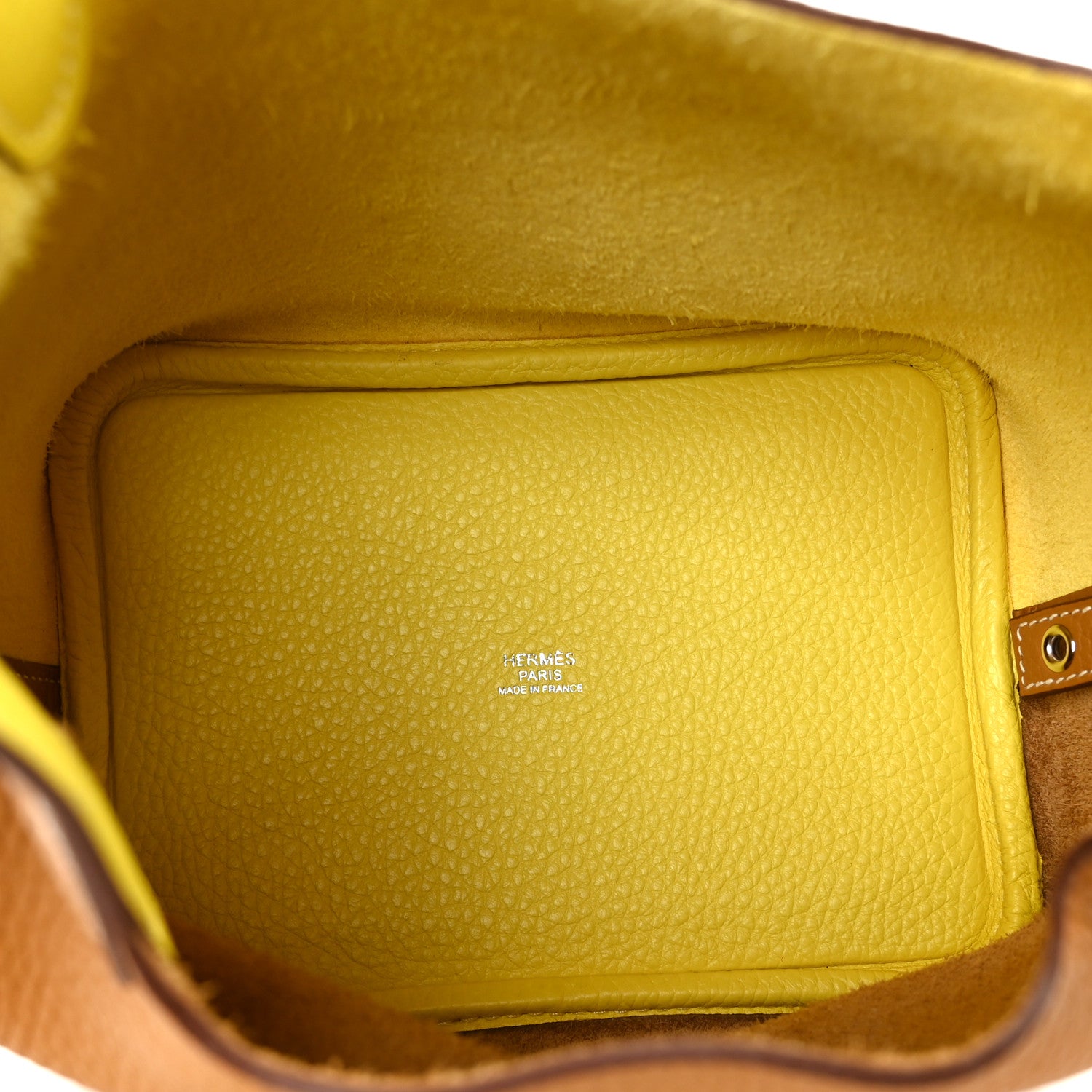 Hermes Taurillon Clemence Casaque Picotin Lock 18 PM Lime Sesame 5 of 10