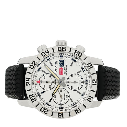 Chopard Stainless Steel Rubber 42mm Mille Miglia Chronograph Automatic Watch White 2 of 4