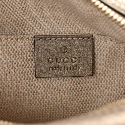Gucci Metallic Pebbled Calfskin Small Soho Disco Bag Golden Beige 6 of 12