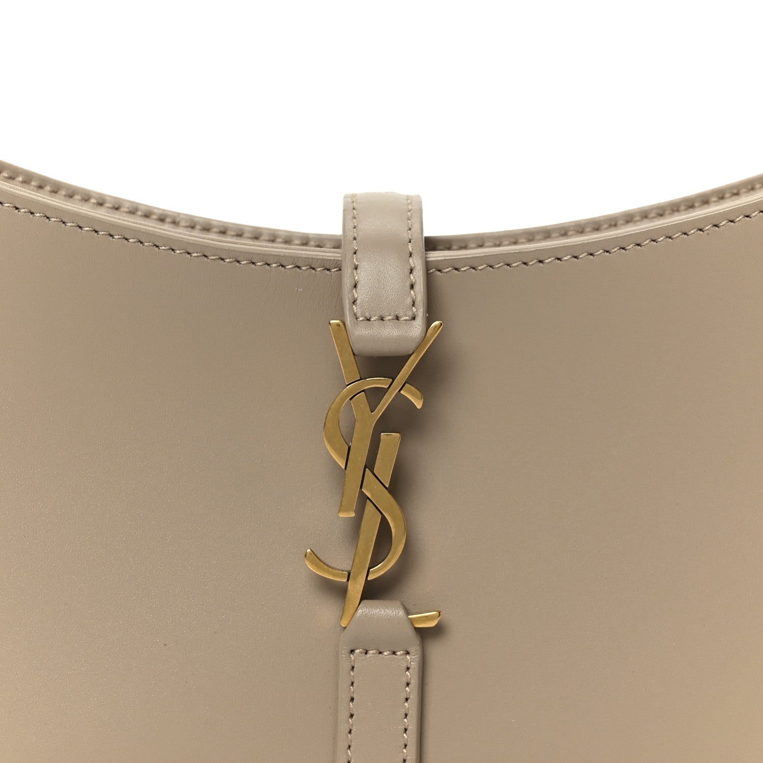Saint Laurent Vegetable Le 5 A 7 Mini Hobo Dark Beige 8 of 10