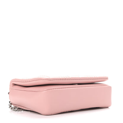Burberry Lambskin Quilted Micro Lola Bag Blush Pink 3 of 4