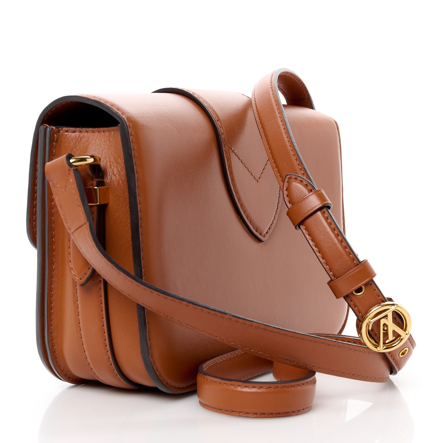 Louis Vuitton Smooth Calfskin LV Pont 9 Golden Siena 3 of 12