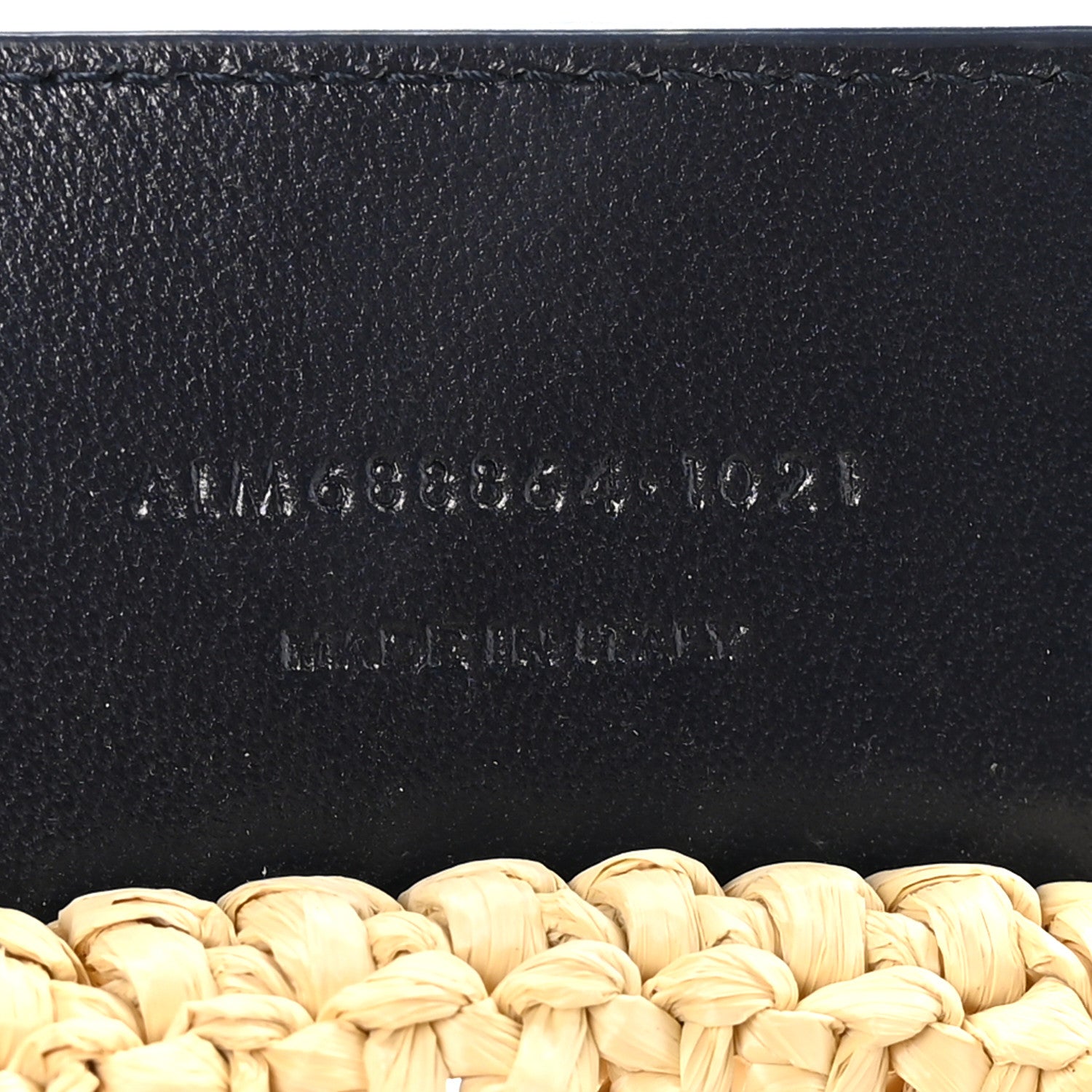 Saint Laurent Raffia Rive Gauche Tote Natural 7 of 9