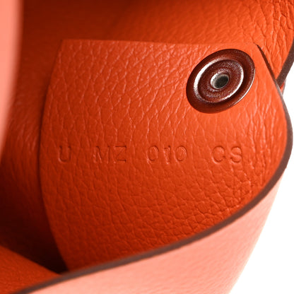 Hermes Evercolor Calvi Card Case Feu 7 of 8