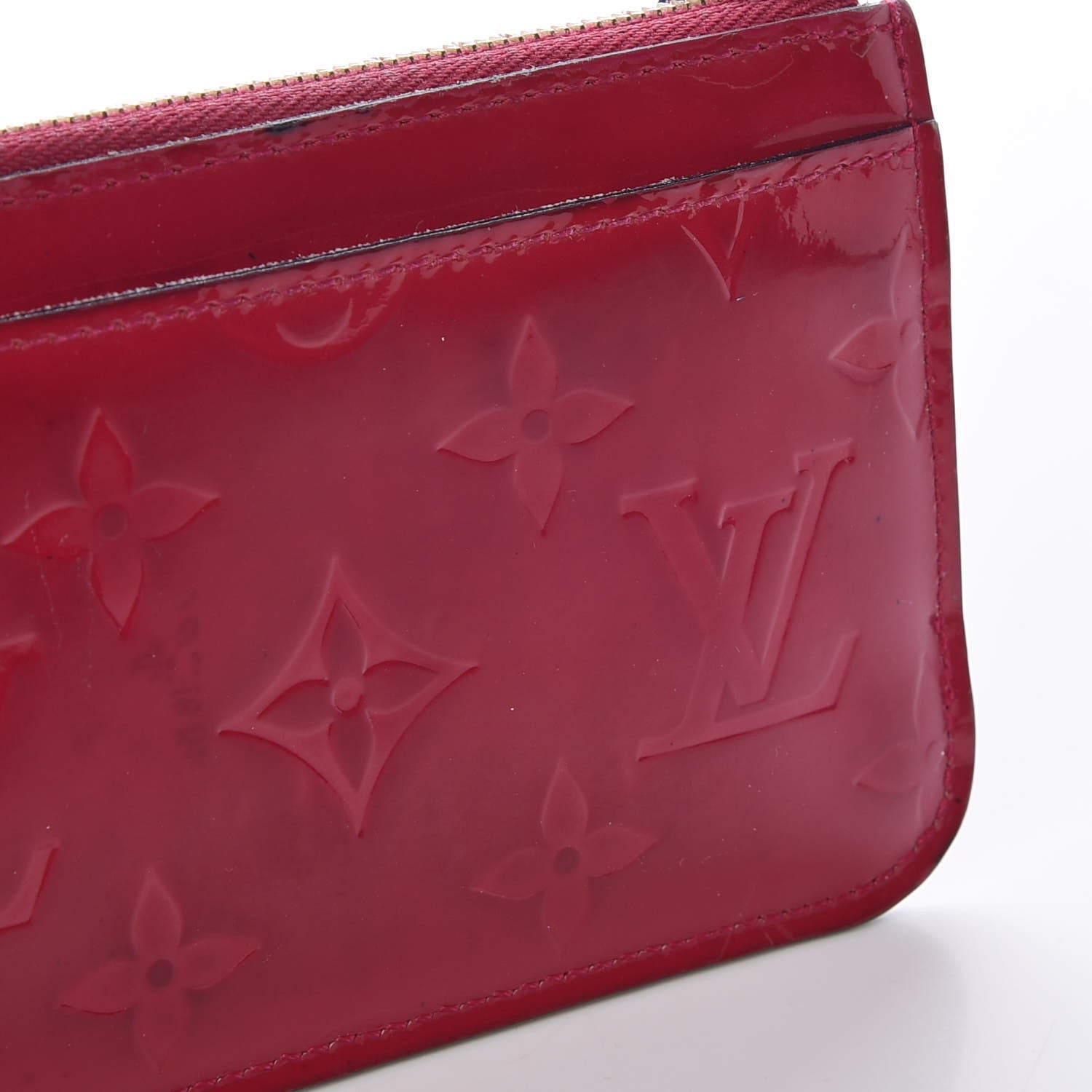 Louis Vuitton Vernis Key Pouch Rose Indien 10 of 11