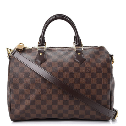 Louis Vuitton Damier Ebene Speedy Bandouliere 30 1 of 9