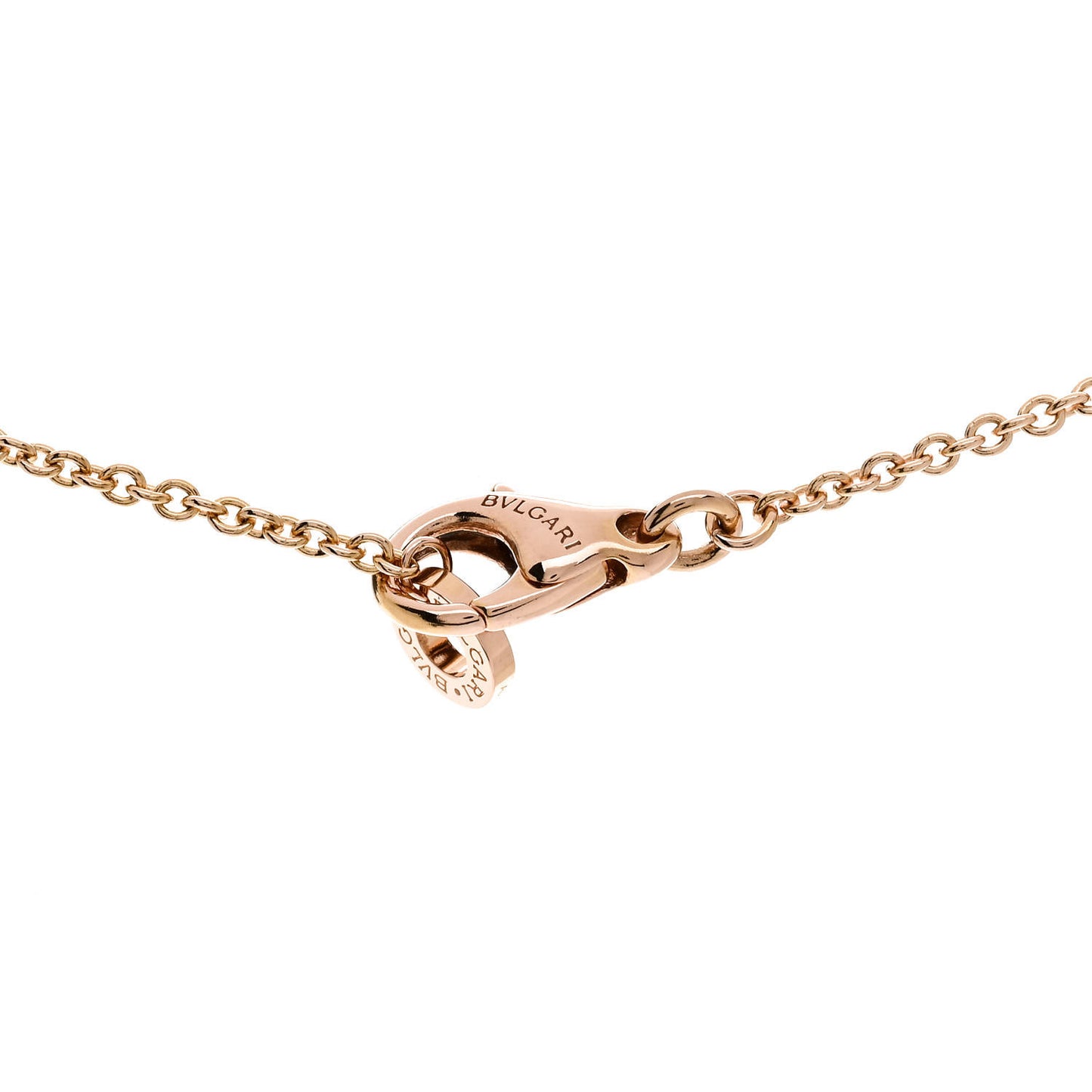 18K Rose Gold Black Ceramic B.Zero1 Pendant Necklace