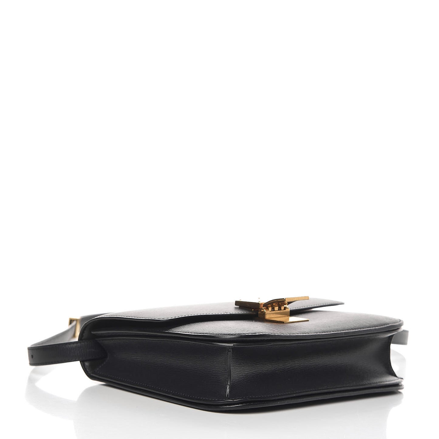 Liege Calfskin Medium Classic Box Flap Bag Anthracite