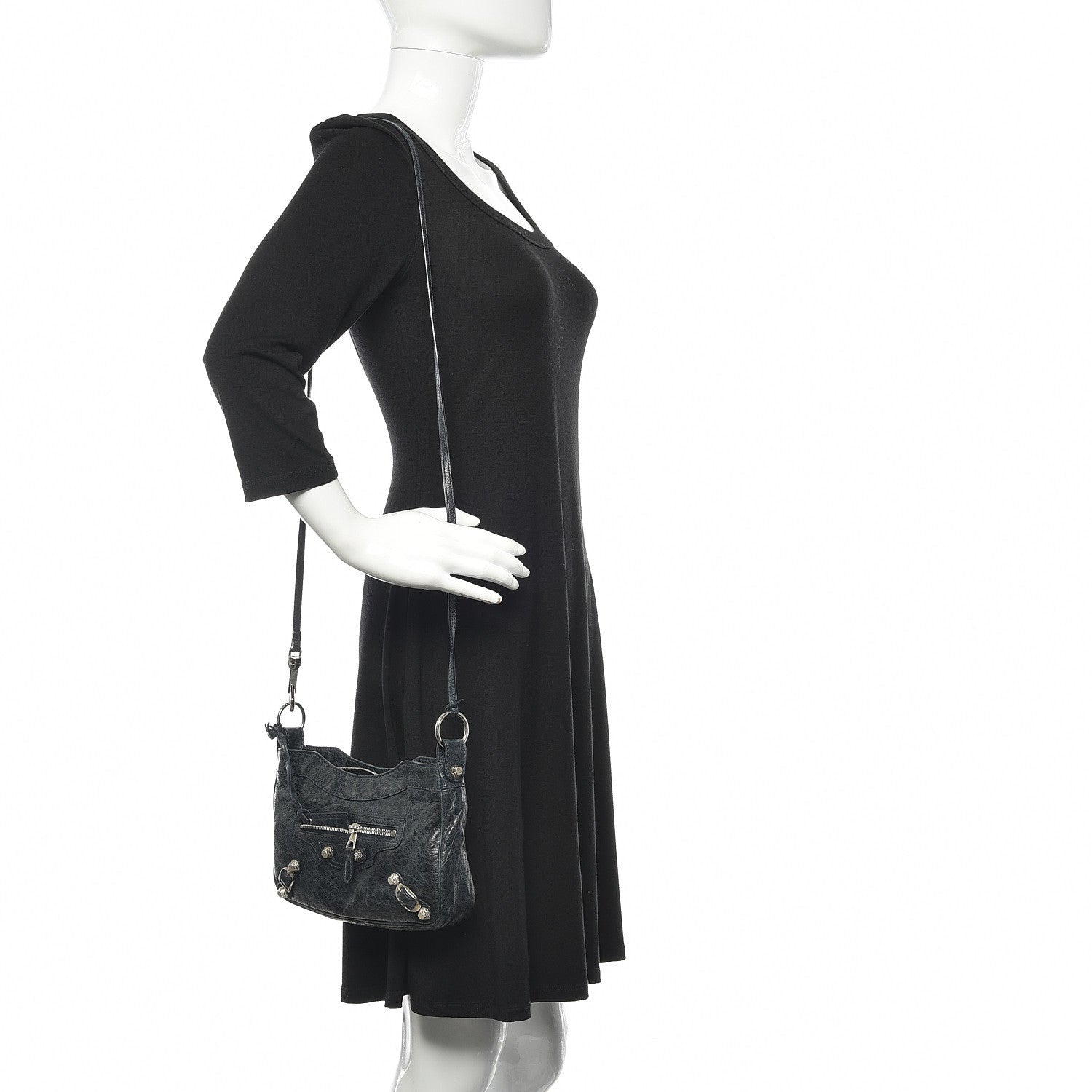 Balenciaga Agneau Giant 12 Silver Hardware Hip Dark Night 2 of 11