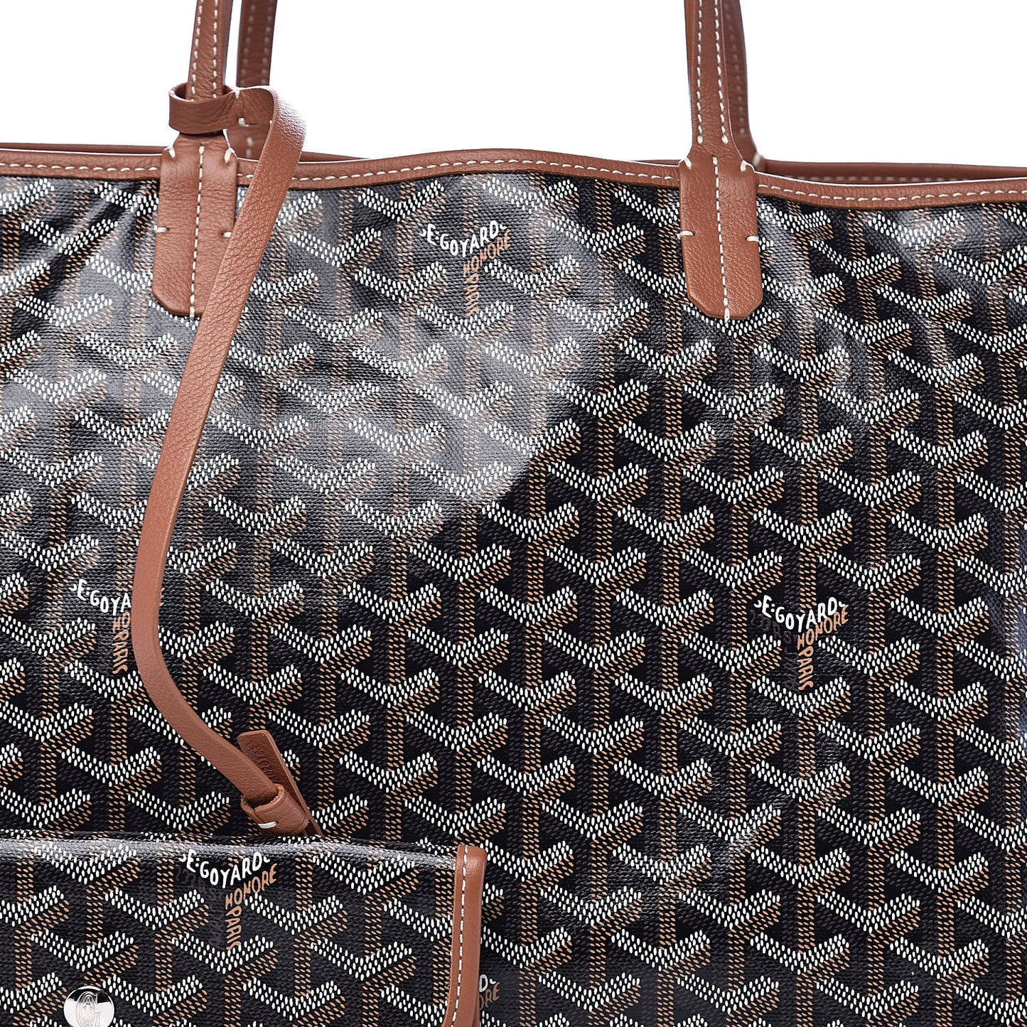 Goyardine Saint Louis PM Black Gold