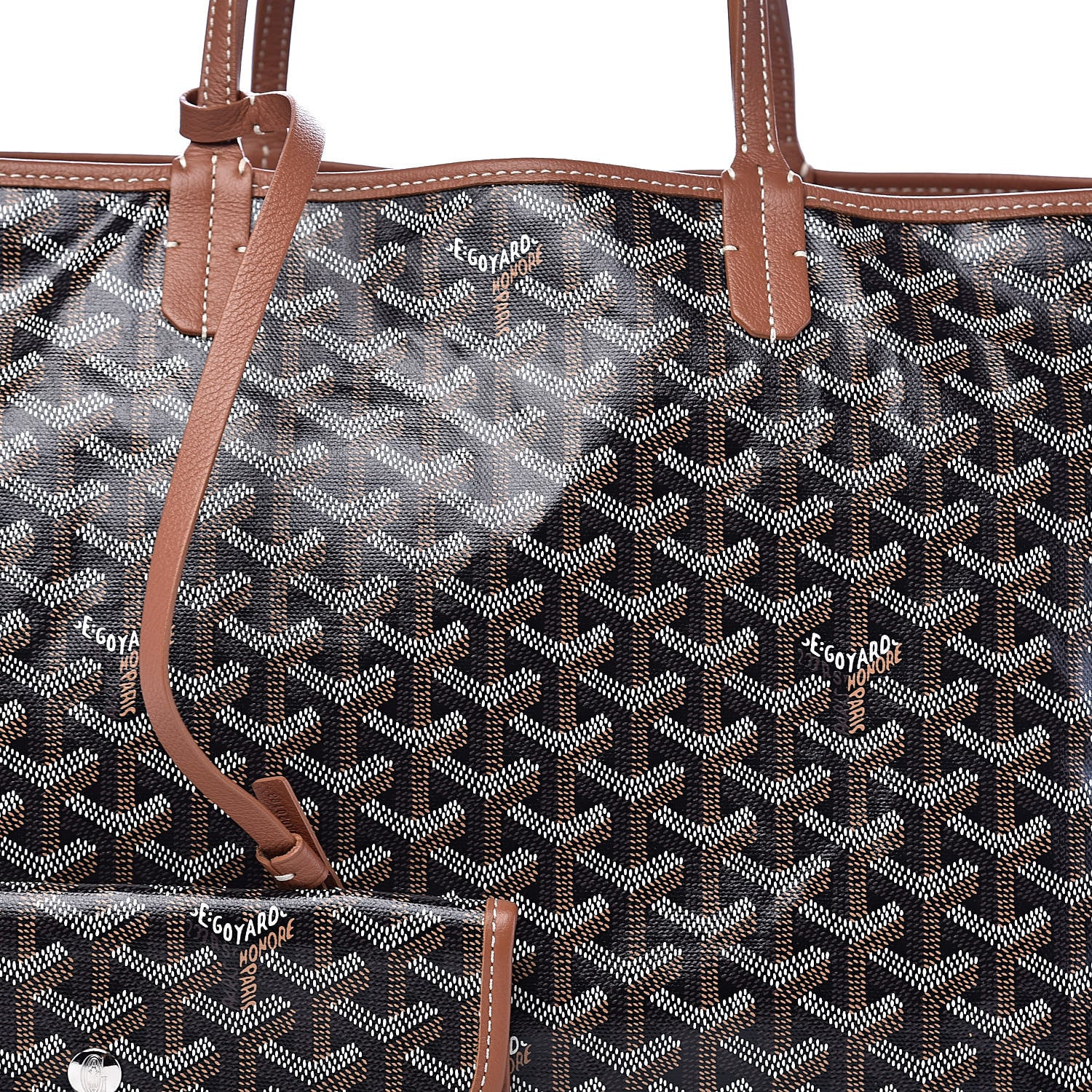 Goyard Goyardine Saint Louis PM Black Gold 12 of 12
