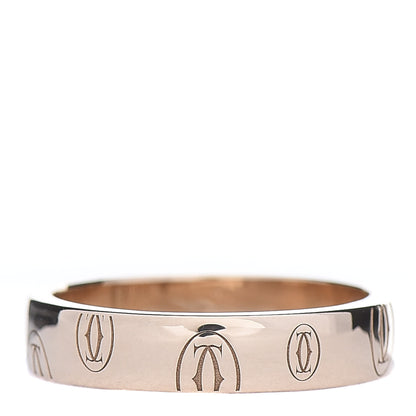 Cartier 18K Pink Gold 4mm Happy Birthday Band Ring 50 5.25 3 of 4