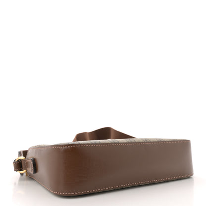 Gucci GG Supreme Monogram Azalea Calfskin Retro Interlocking G Messenger Shoulder Bag Beige Ebony Brown Sugar 4 of 11