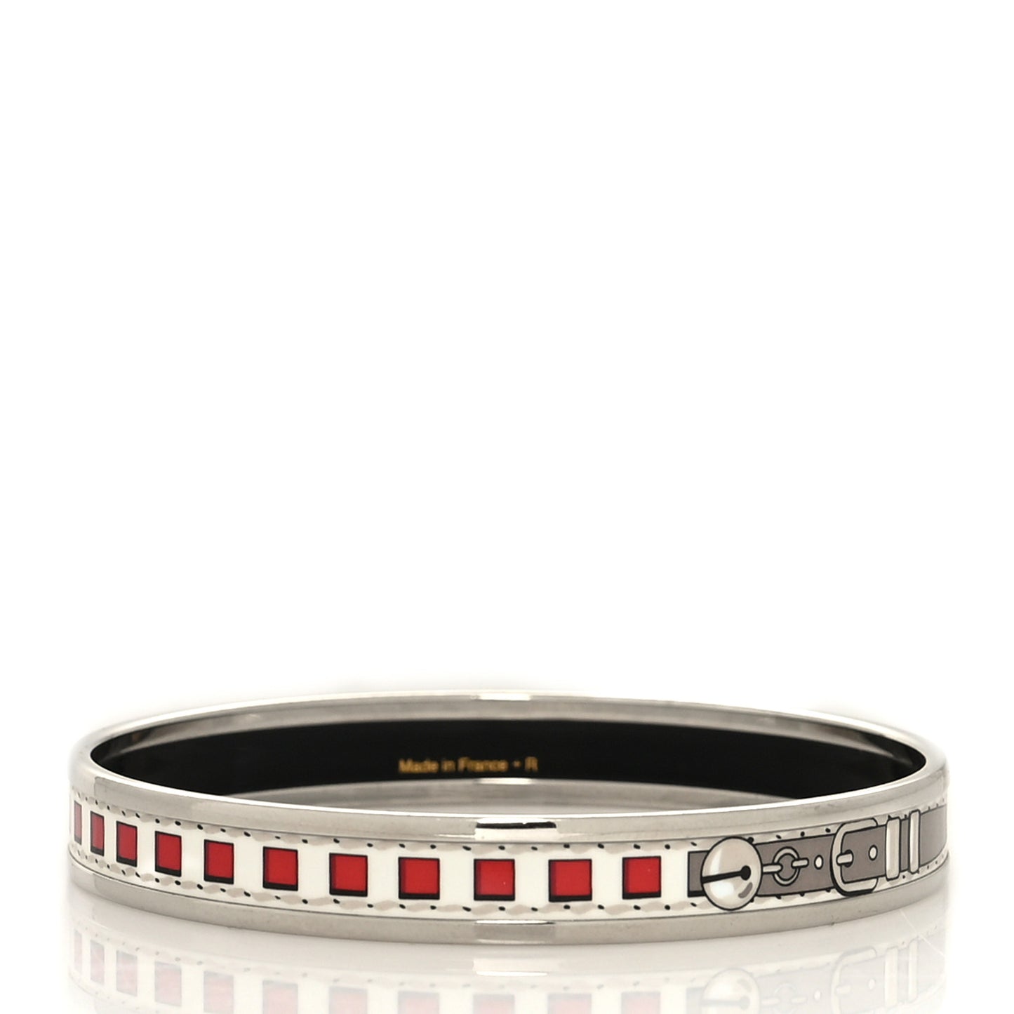 Enamel Printed Extra Narrow Colliers de Chiens Bracelet 65