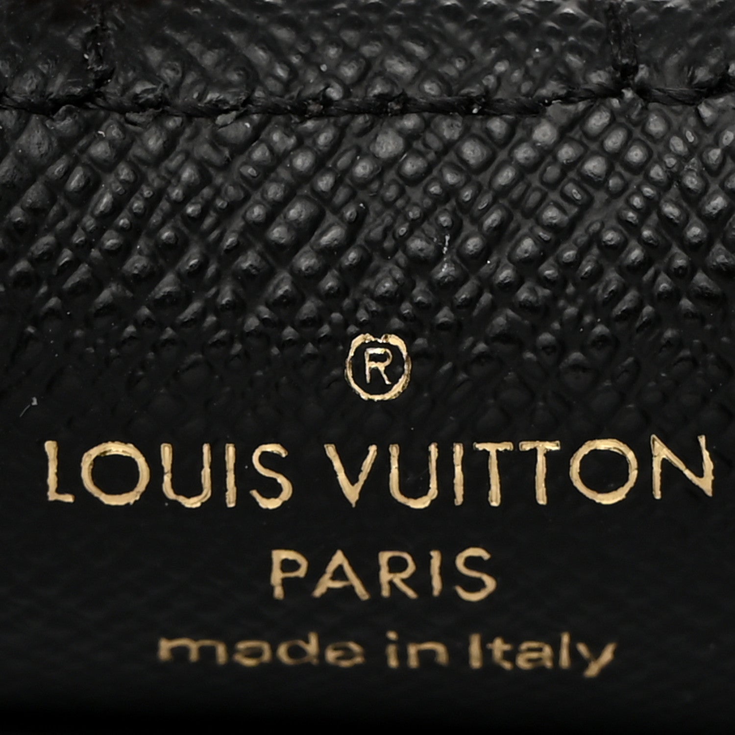 Louis Vuitton Monogram Gusset Card Holder Black 6 of 6