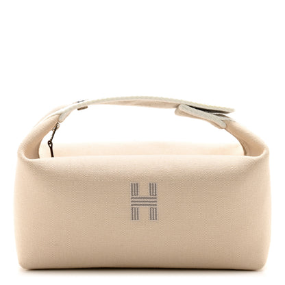 Hermes Canvas Small Bride-A-Brac Pouch Natural 1 of 6