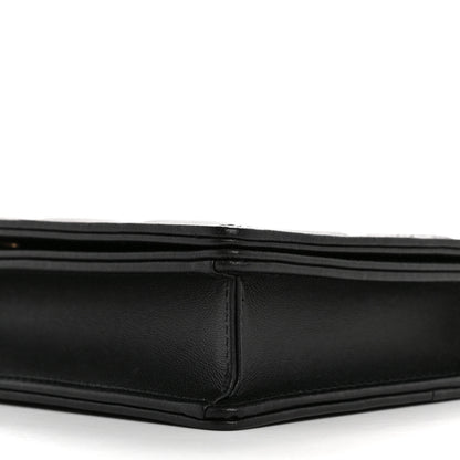 Christian Dior Lambskin Cannage Lady Dior Pouch Black 11 of 13