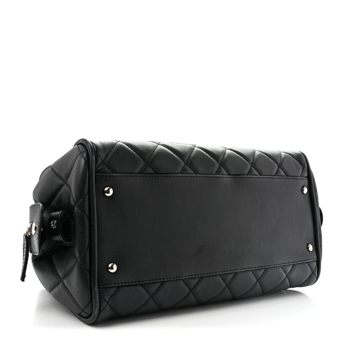 Chanel Caviar Quilted Timeless Bowler Black 4 of 12
