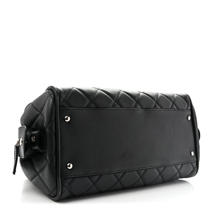Chanel Caviar Quilted Timeless Bowler Black 4 of 12