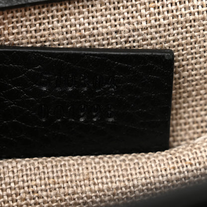 Gucci Dollar Calfskin Small Interlocking G Shoulder Bag Black 6 of 11