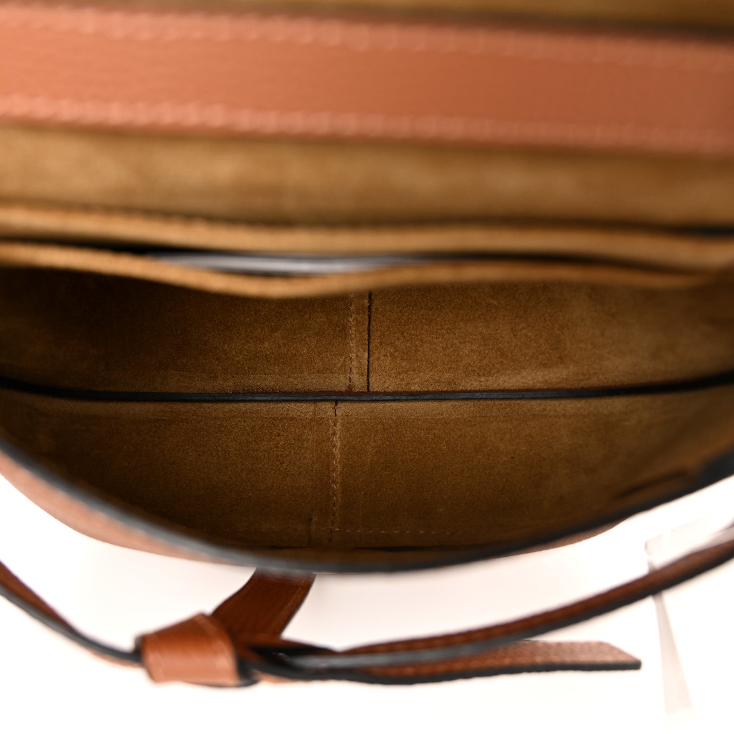 Loewe Pebble Grain Calfskin Mini Gate Dual Bag Tan 5 of 10
