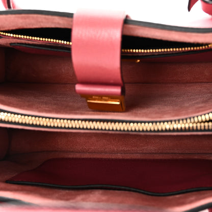 Miu Miu Goatskin Madras Tote Peonia 5 of 9