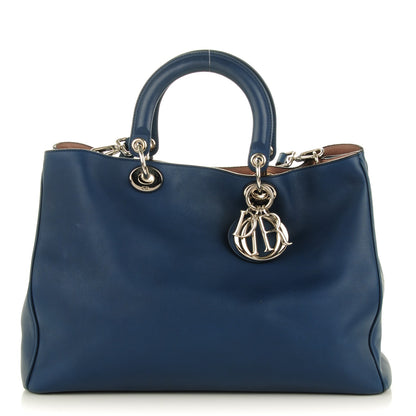 Christian Dior Smooth Calfskin Large Diorissimo Blue Marine 1 of 9