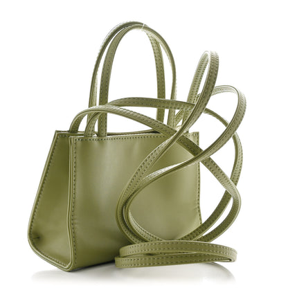Telfar Vegan Leather Small Shopping Bag Drab 3 of 10