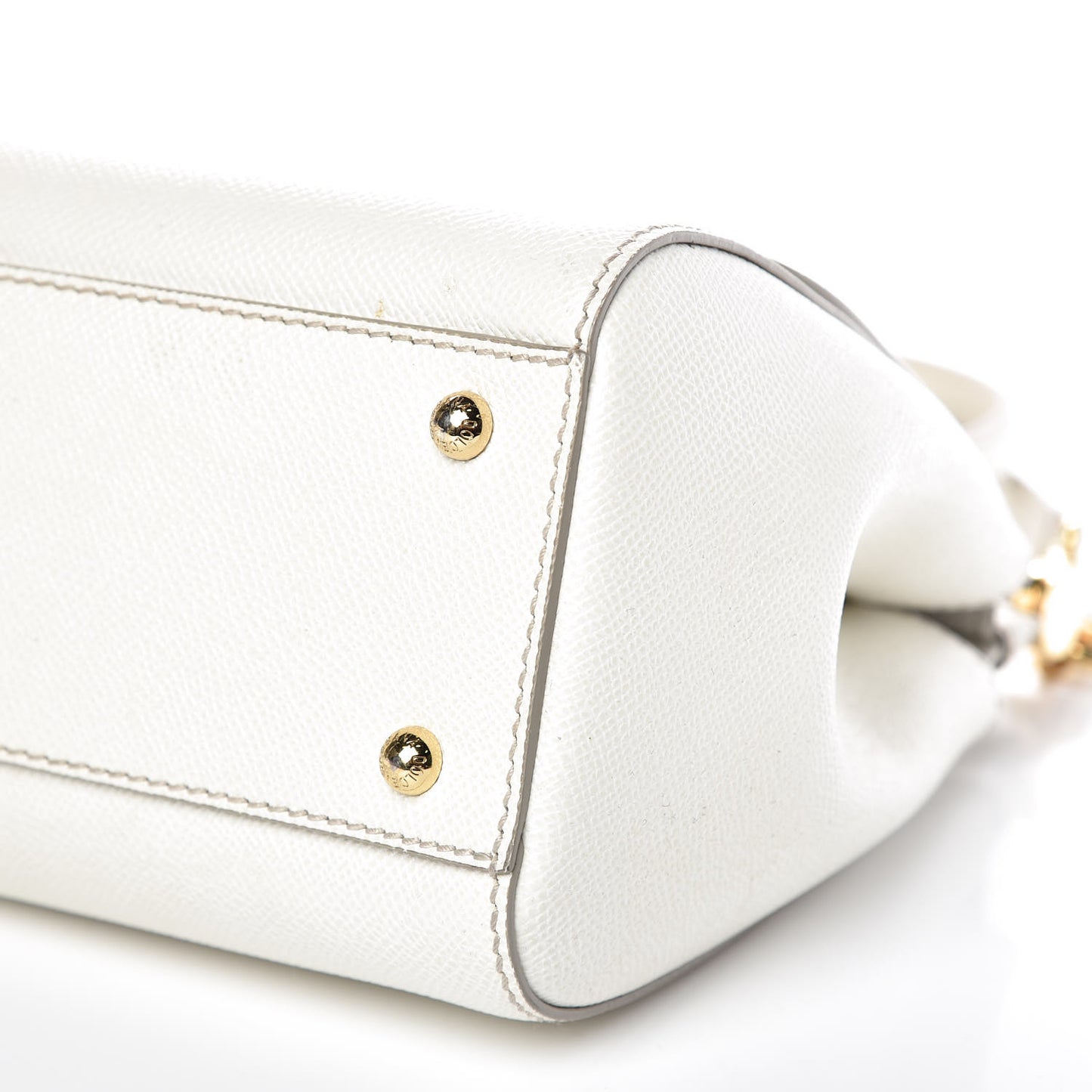 Dauphine Medium Miss Sicily Satchel White