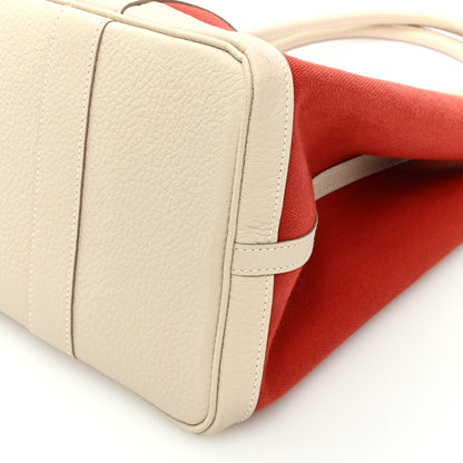 Hermes Grand Chevron Weave Negonda Garden Party 36 MM Rouge 10 of 11