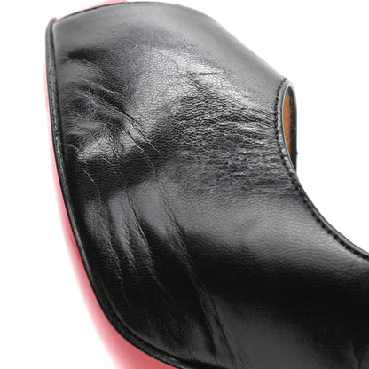 Christian Louboutin Kid Very Prive 120 Pumps 36.5 Black Red 11 of 11