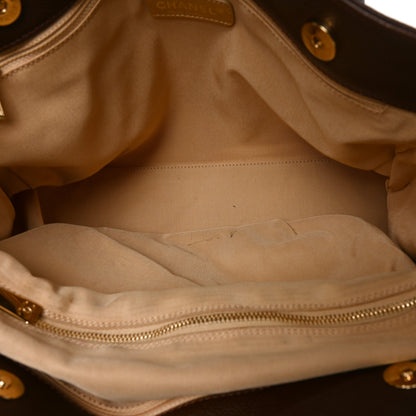Chanel Calfskin Cerf Executive Shopper Tote Brown 5 of 11