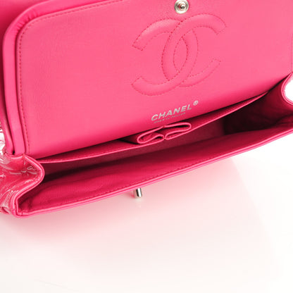 Chanel Patent Quilted Medium Double Flap Fuchsia 5 of 7