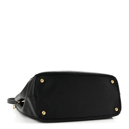 Prada Saffiano Medium Galleria Double Zip Tote Black 4 of 9