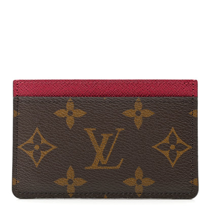 Louis Vuitton Monogram Card Holder Fuchsia 1 of 6