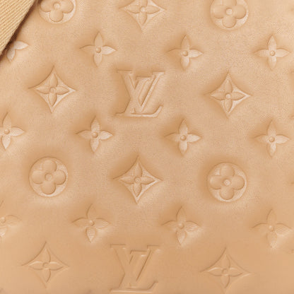 Louis Vuitton Lambskin Embossed Monogram Coussin PM Camel 9 of 12