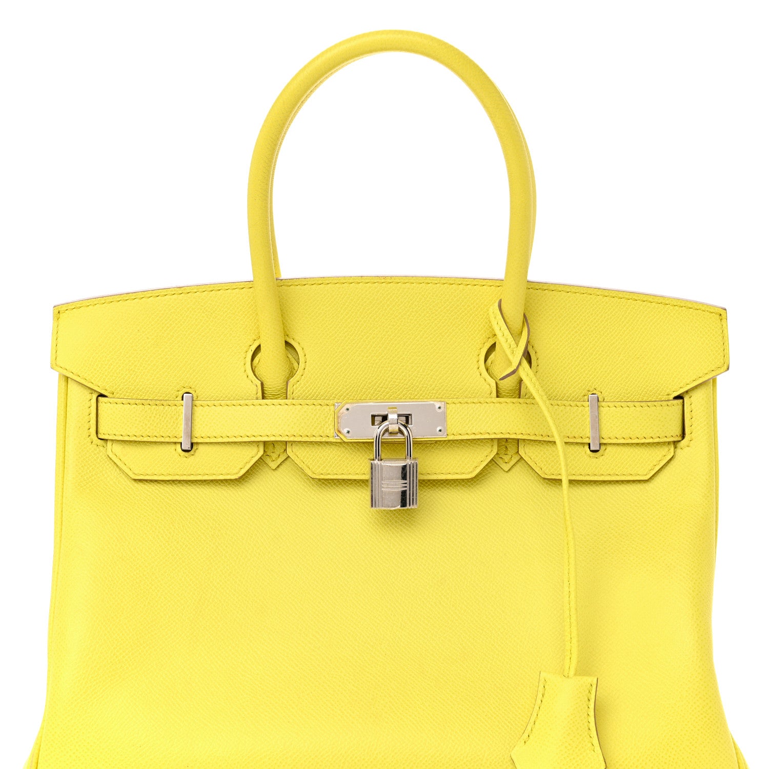 Hermes Epsom BIRKIN 30 Lime 8 of 20
