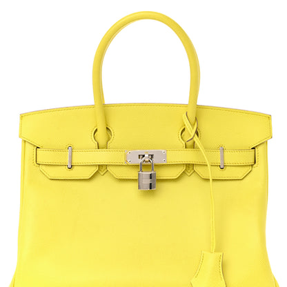 Hermes Epsom BIRKIN 30 Lime 8 of 20
