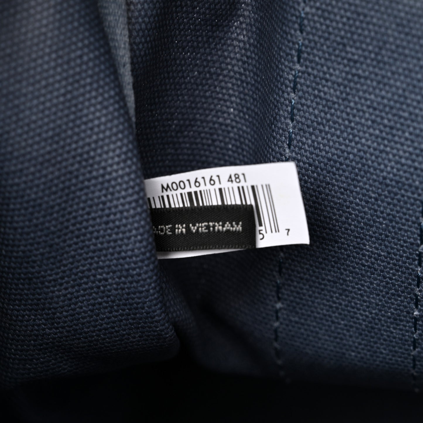 Cotton Canvas Medium The Traveler Tote Bag Blue Shadow