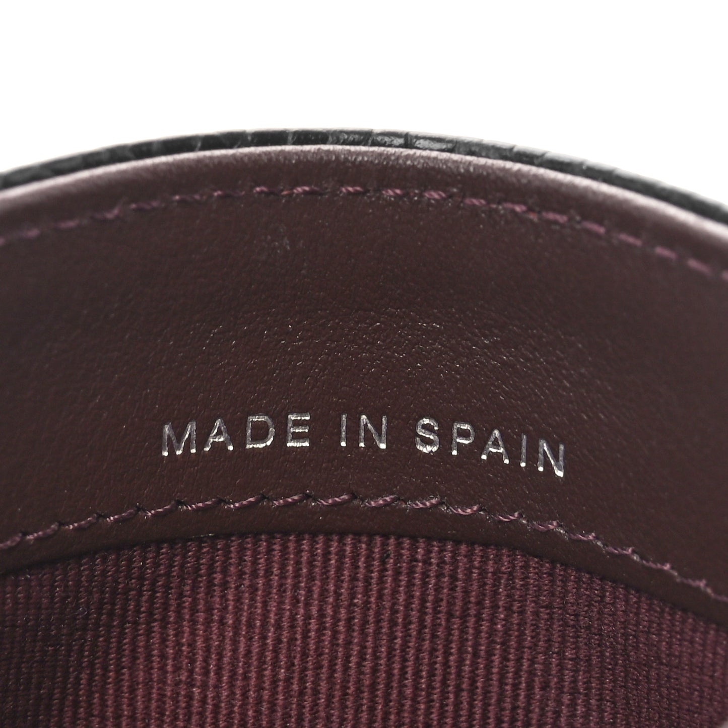 Caviar Quilted Card Holder Black