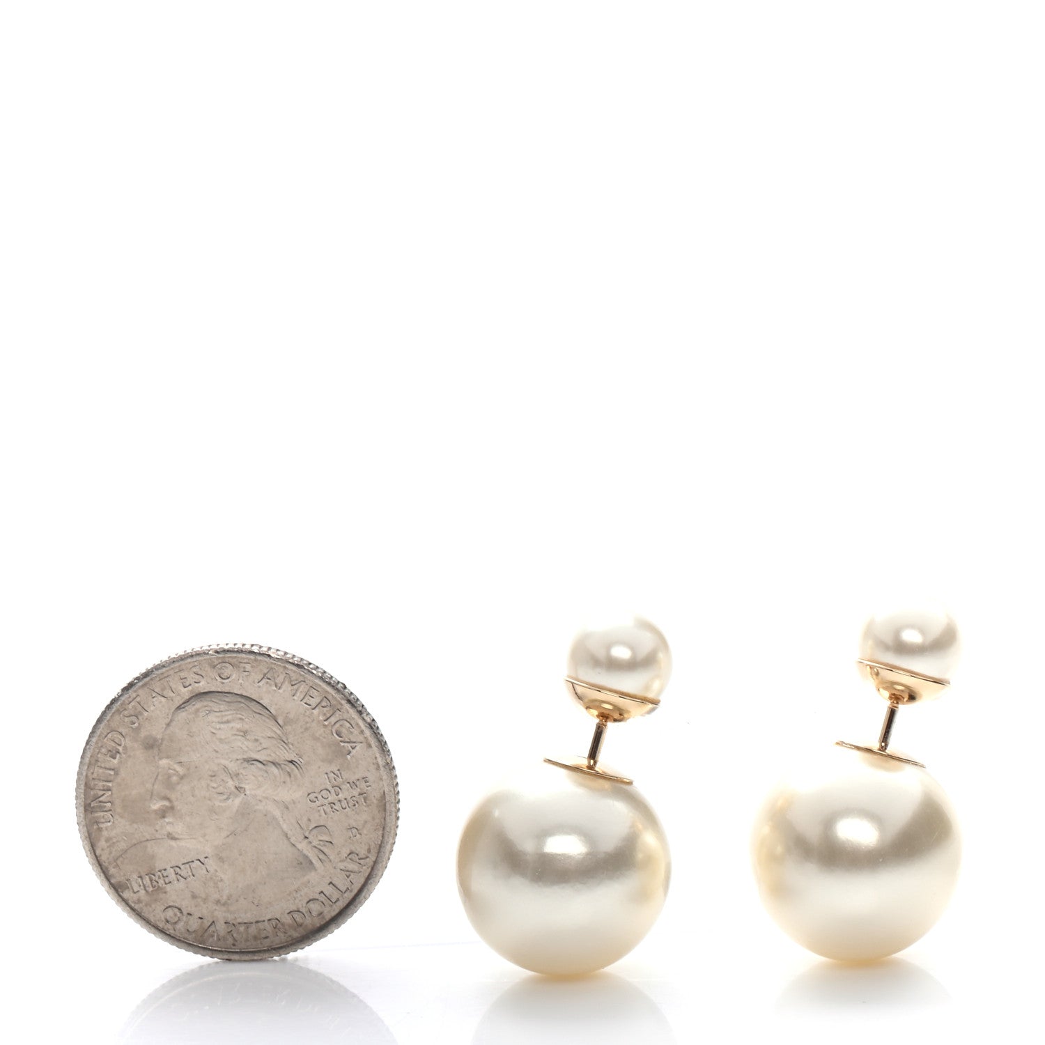 Christian Dior Pearl Mise En Dior Tribal Earrings 2 of 3