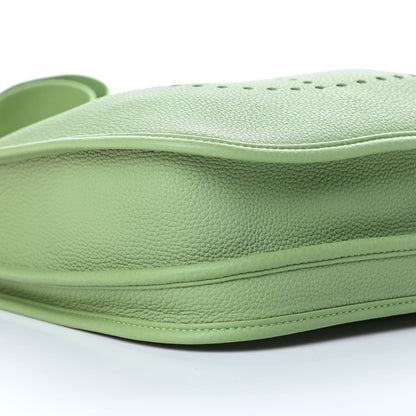 Hermes Taurillon Maurice Evelyne III PM Vert Criquet 9 of 11