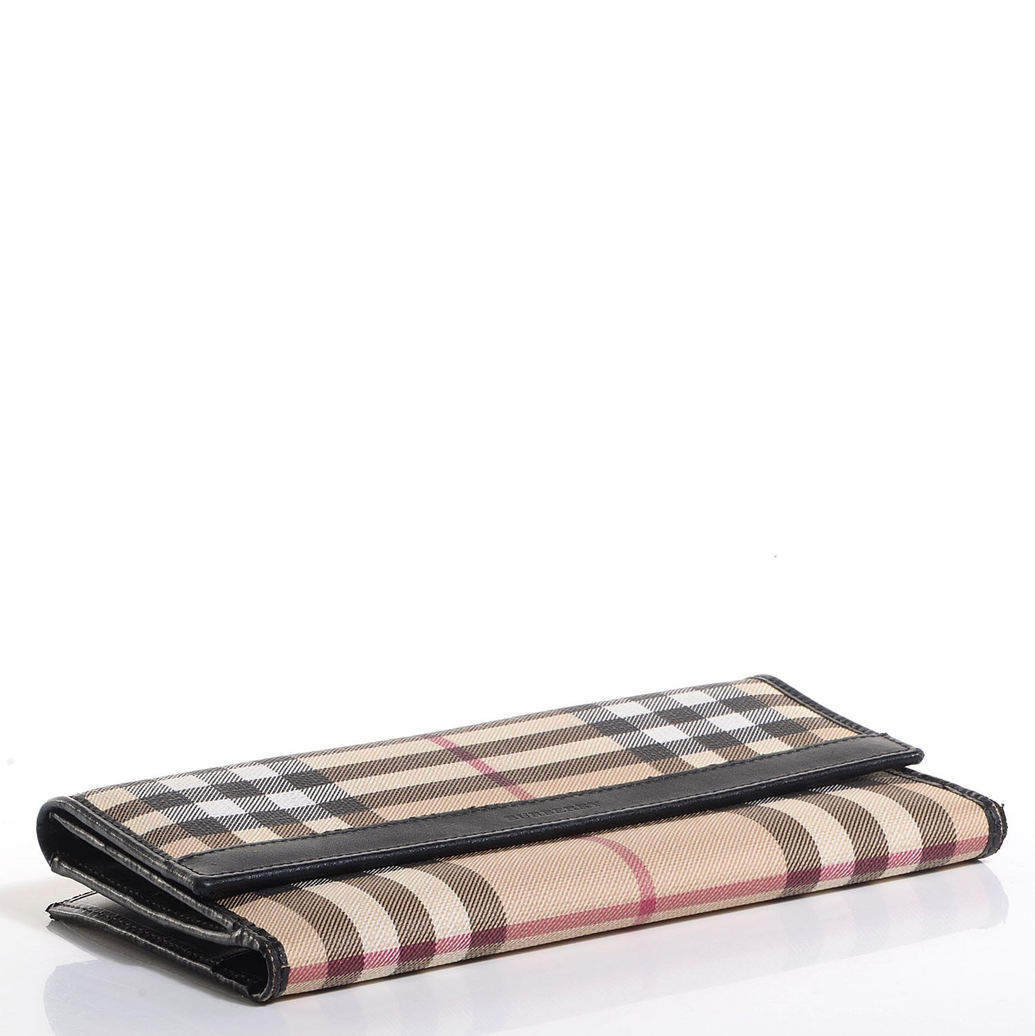Burberry Haymarket Check Molly Continental Wallet Black 4 of 8
