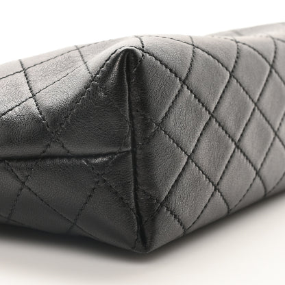 Saint Laurent Lambskin Quilted Gaby Cosmetic Pouch Black 9 of 10